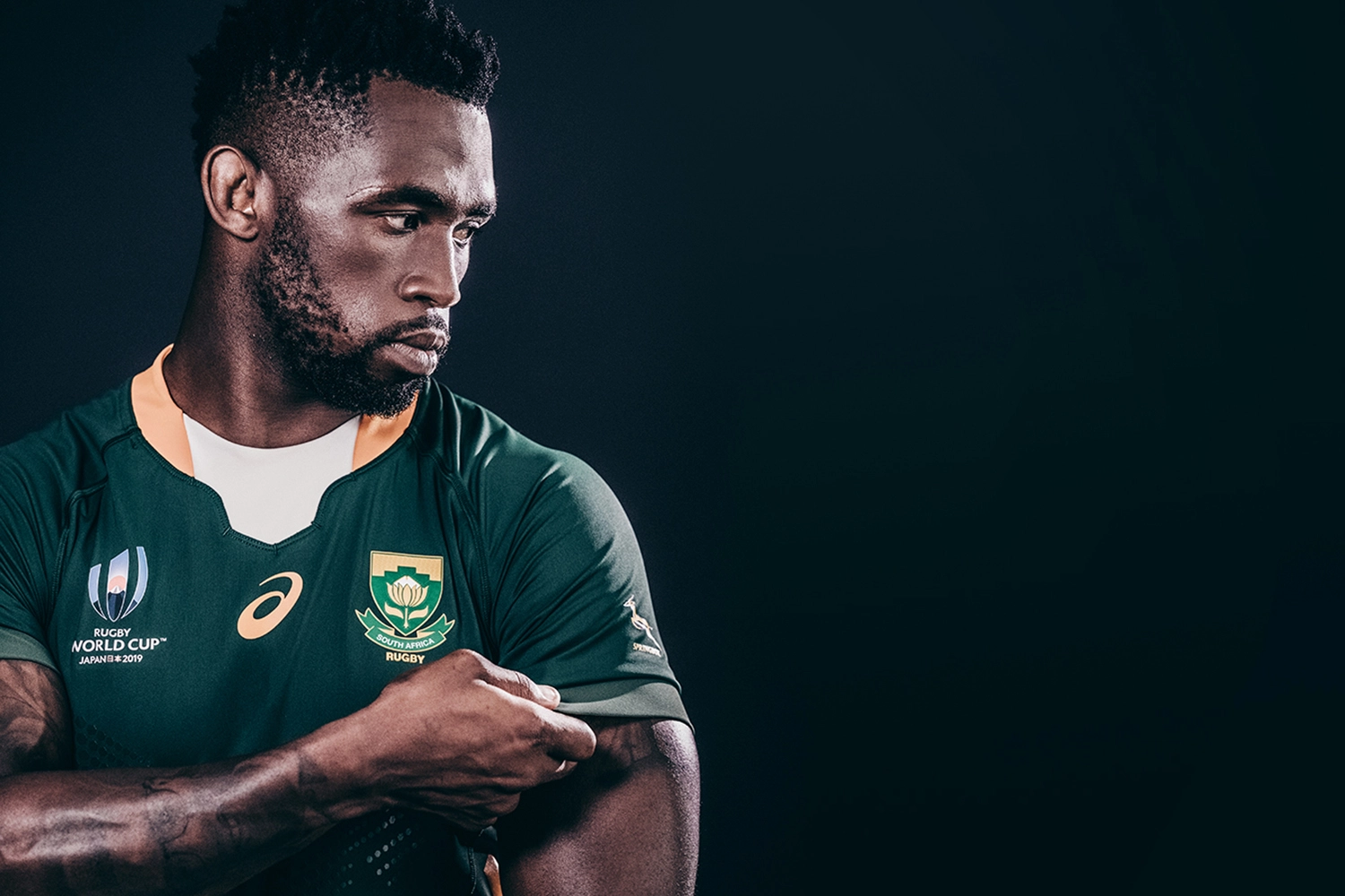 Siya in Springbok uniform